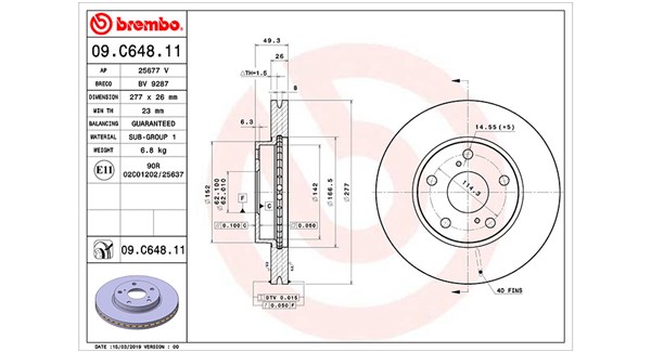 Remschijven Magneti Marelli 360406166301