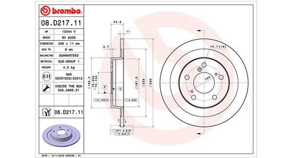 Remschijven Magneti Marelli 360406170101