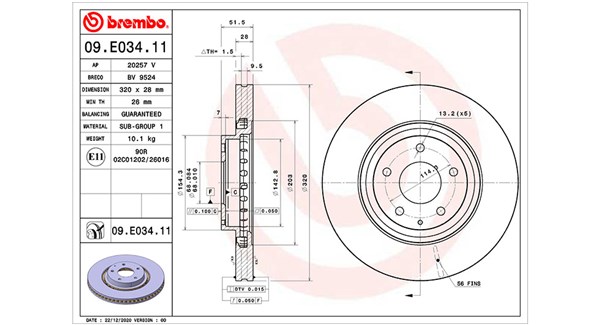Remschijven Magneti Marelli 360406172701