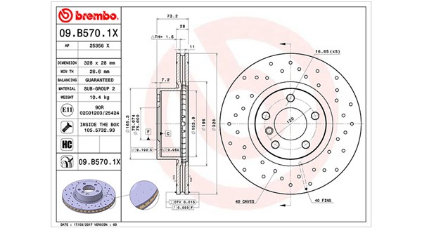 Remschijven Magneti Marelli 360406131002