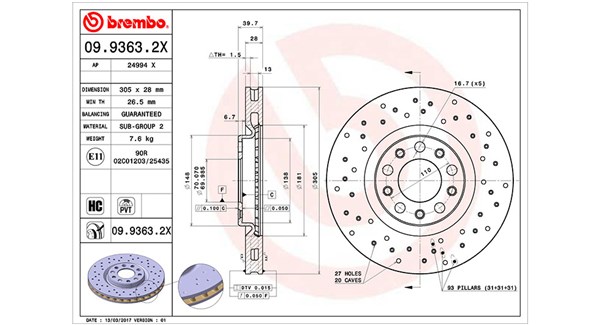 Remschijven Magneti Marelli 360406133002