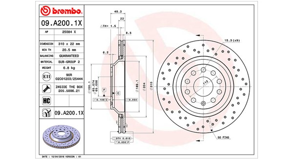Remschijven Magneti Marelli 360406140002