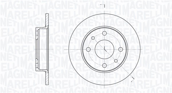 Remschijven Magneti Marelli 361302040169