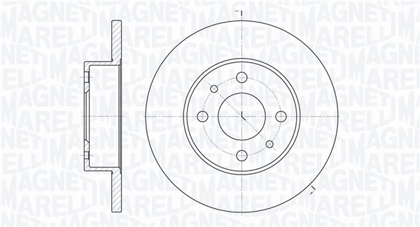 Remschijven Magneti Marelli 361302040175