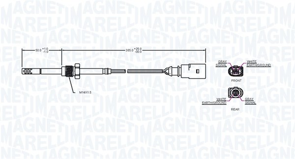 Magneti Marelli Sensor uitlaatgastemperatuur 172000075010