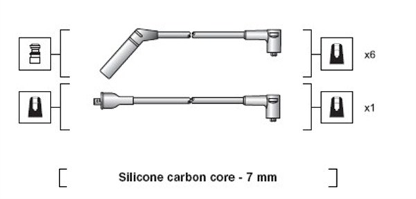 Bougiekabelset Magneti Marelli 941318111062