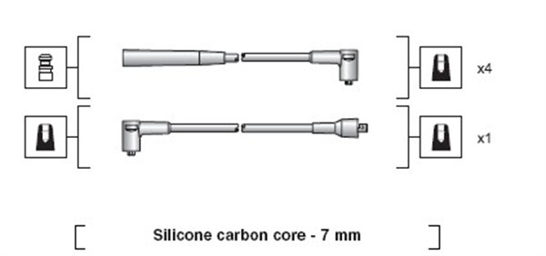 Bougiekabelset Magneti Marelli 941318111071