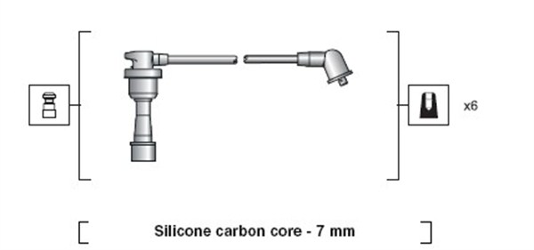 Bougiekabelset Magneti Marelli 941318111088