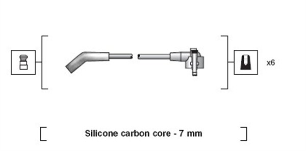 Bougiekabelset Magneti Marelli 941318111137