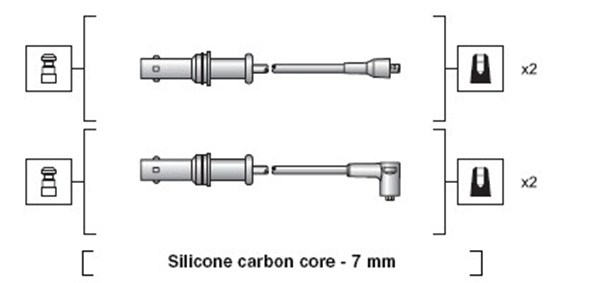 Magneti Marelli Bougiekabelset 941318111152