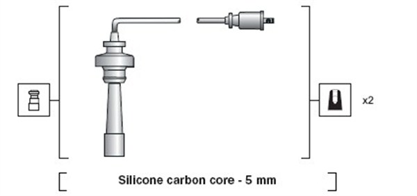 Magneti Marelli Bougiekabelset 941318111191