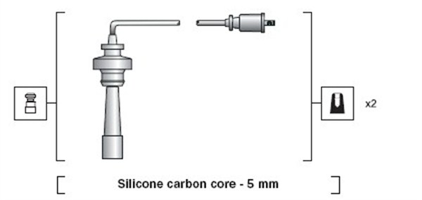 Magneti Marelli Bougiekabelset 941318111192