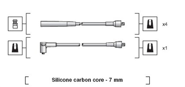 Bougiekabelset Magneti Marelli 941318111249