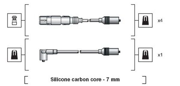 Bougiekabelset Magneti Marelli 941318111270