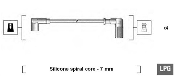 Bougiekabelset Magneti Marelli 941095680607