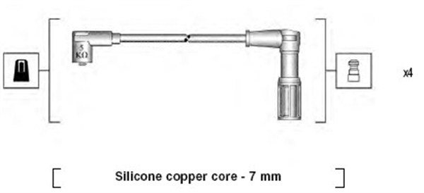 Bougiekabelset Magneti Marelli 941095760614