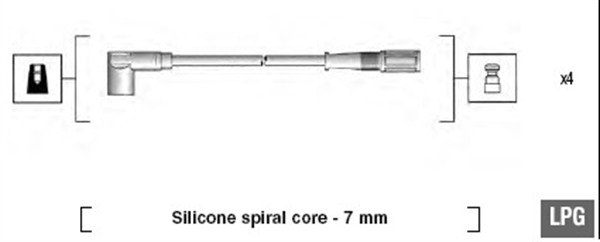 Bougiekabelset Magneti Marelli 941095780616