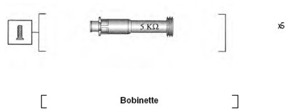 Bougiekabelset Magneti Marelli 941095820620