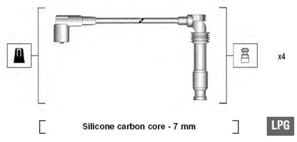 Bougiekabelset Magneti Marelli 941125310683