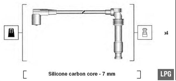 Bougiekabelset Magneti Marelli 941125320684