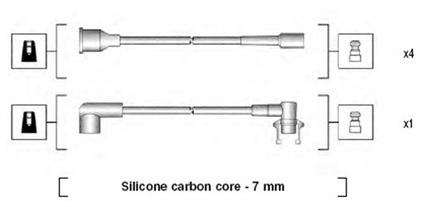 Bougiekabelset Magneti Marelli 941145230720