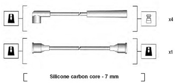 Bougiekabelset Magneti Marelli 941185010765