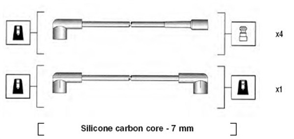 Bougiekabelset Magneti Marelli 941245010808