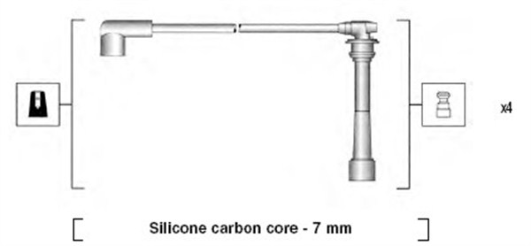 Bougiekabelset Magneti Marelli 941295160887