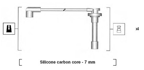 Bougiekabelset Magneti Marelli 941315020889