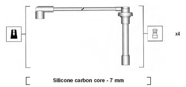 Bougiekabelset Magneti Marelli 941315050892