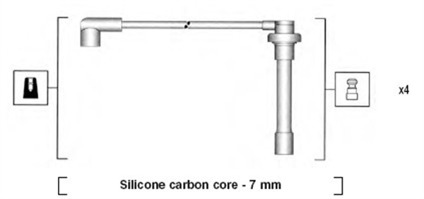 Bougiekabelset Magneti Marelli 941315060893