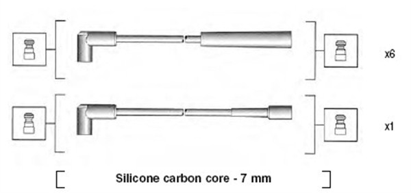 Bougiekabelset Magneti Marelli 941425010939