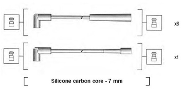 Bougiekabelset Magneti Marelli 941425020940