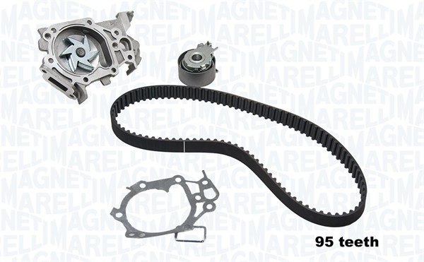 Distributieriem kit inclusief waterpomp Magneti Marelli 341404700001
