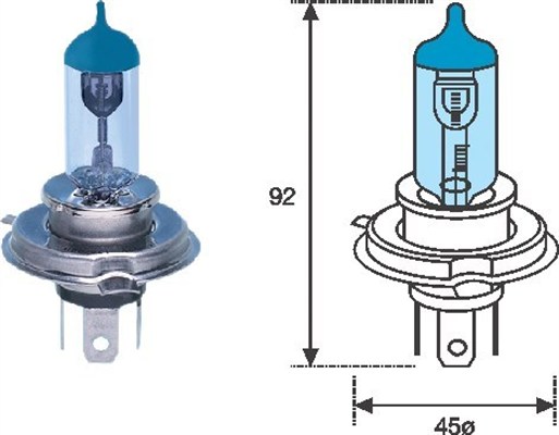Gloeilamp, verstraler Magneti Marelli 002602100000