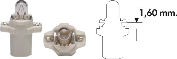 Gloeilamp, instrumentenverlichting Magneti Marelli 002051000000