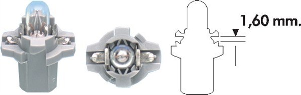 Gloeilamp, instrumentenverlichting Magneti Marelli 002053400000