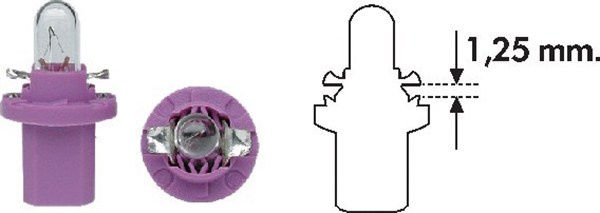 Gloeilamp, instrumentenverlichting Magneti Marelli 002052900000
