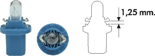 Gloeilamp, instrumentenverlichting Magneti Marelli 002051300000
