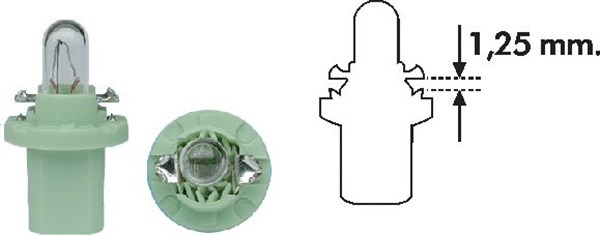 Gloeilamp, instrumentenverlichting Magneti Marelli 002051400000