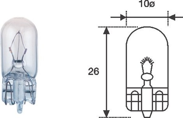 Gloeilamp, instrumentenverlichting Magneti Marelli 003821100000