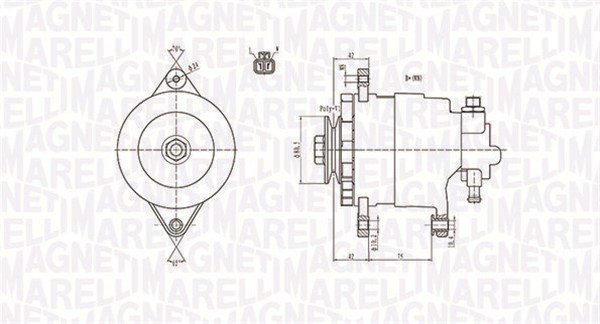 Alternator/Dynamo Magneti Marelli 063731172010