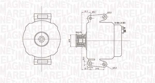 Alternator/Dynamo Magneti Marelli 063731481010