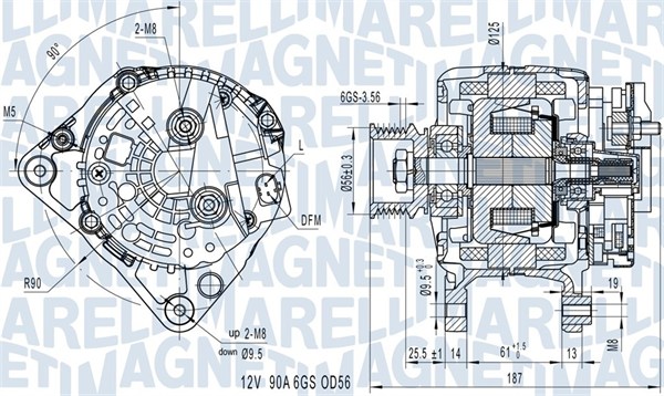 Alternator/Dynamo Magneti Marelli 063731512010