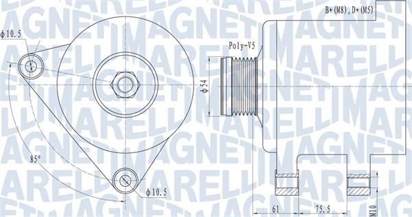 Alternator/Dynamo Magneti Marelli 063731559010