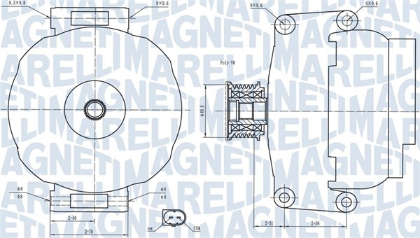 Alternator/Dynamo Magneti Marelli 063731840010