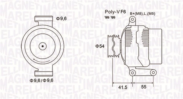 Alternator/Dynamo Magneti Marelli 063731862010