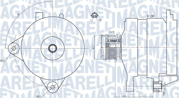 Alternator/Dynamo Magneti Marelli 063731888010