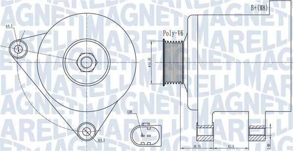 Alternator/Dynamo Magneti Marelli 063731910010