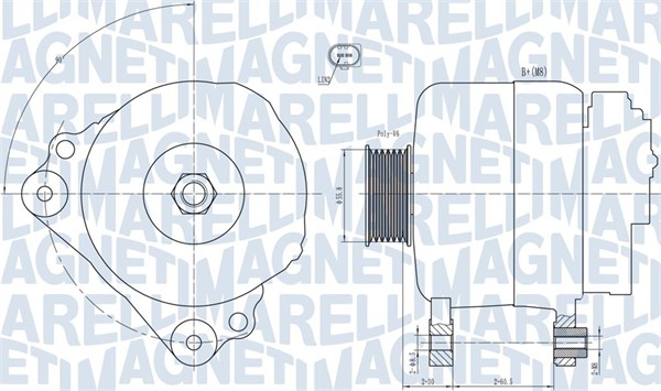 Alternator/Dynamo Magneti Marelli 063731992010